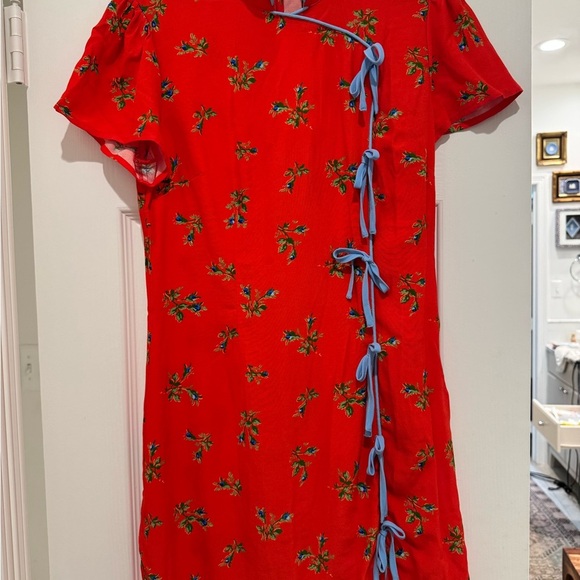 K1. Kitri Red Harlow Rosebud Mini Dress - Picture 6 of 10